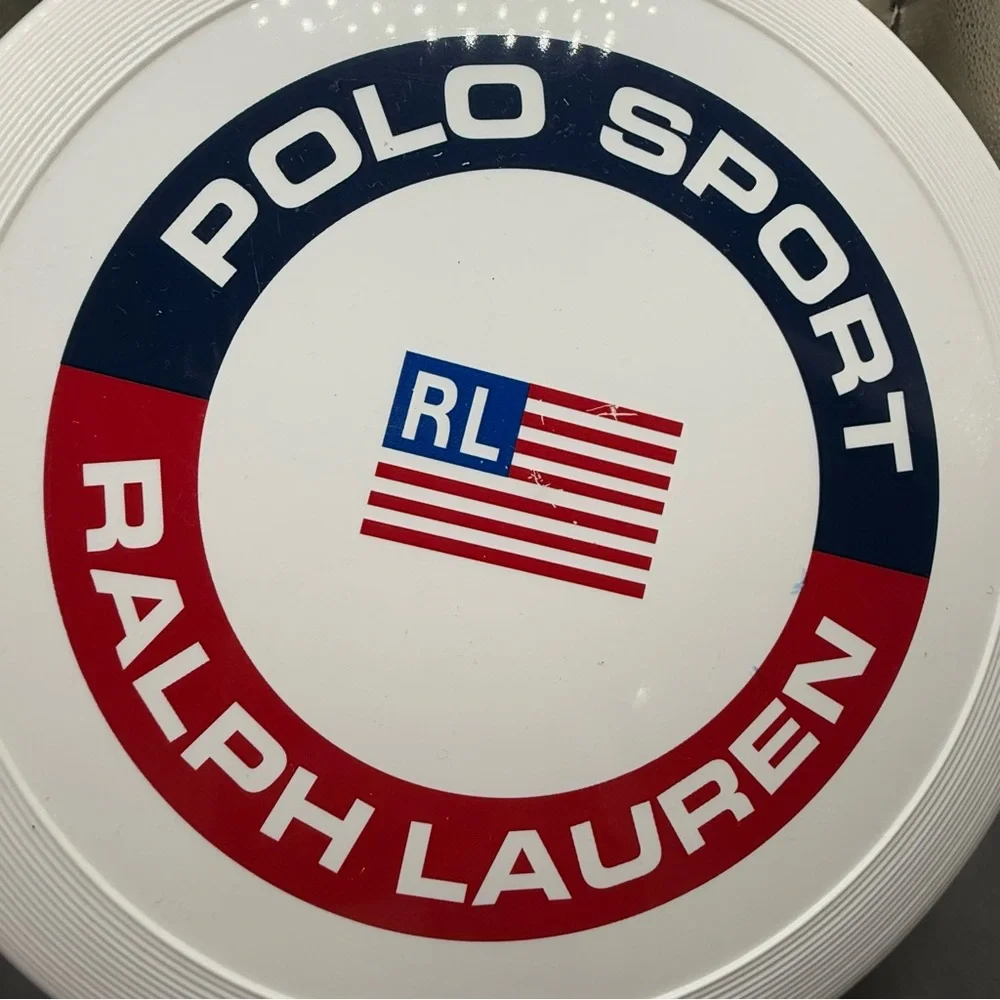 Vintage Polo Ralph Lauren Frisbee Disc USA Red/White/Blue Polo Sport Frisbee - Picture 3 of 3
